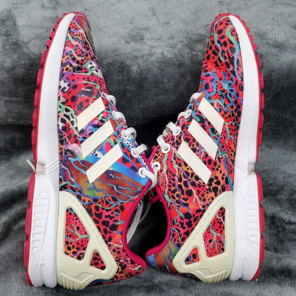 Adidas ZX Flux Torcion Pink multicolor Size 6 - Picture 9 of 13